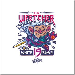 The Weetcher: White Boar Posters and Art